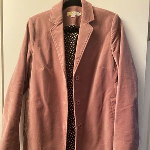 New Boden Velvet Car Coat - sz 8